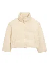 Ami Alexandre Mattiussi Embossed-logo Puffer Jacket In Neutral