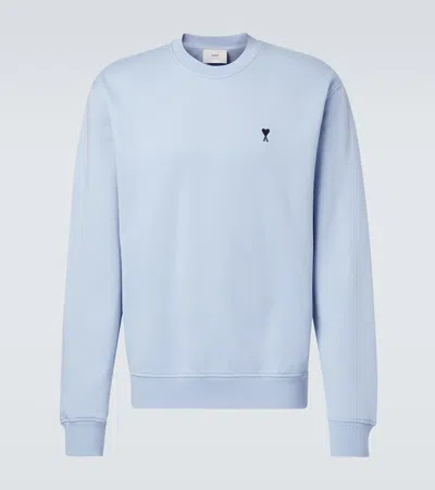 Ami Alexandre Mattiussi Ami De Coeur Sweatshirt In Gray