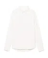Ami Alexandre Mattiussi Embroidered Heart Logo Shirt In White