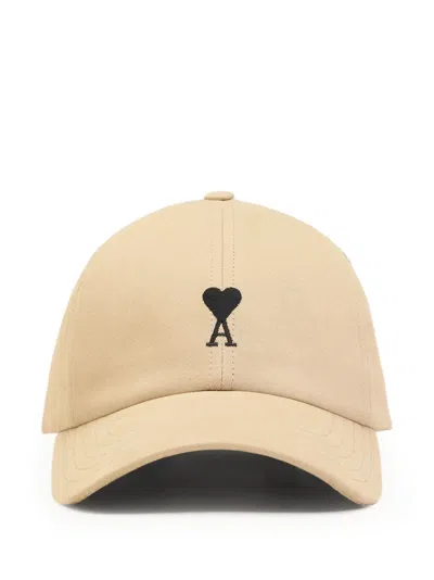Ami Alexandre Mattiussi Embroidered-logo Baseball Cap In Metallic