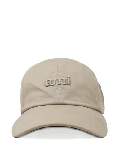 Ami Alexandre Mattiussi Embroidered-logo Baseball Cap In Neutral