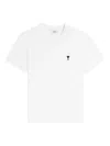 Ami Alexandre Mattiussi Ami Paris T-shirt Ami Paris De Coeur White In In Gray