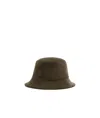 Ami Alexandre Mattiussi Embroidery Fisherman's Hat In Green