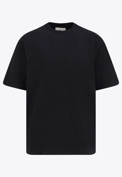 Ami Alexandre Mattiussi Essential Short-sleeved T-shirt In Black