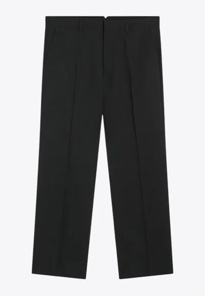 AMI ALEXANDRE MATTIUSSI ESSENTIAL WOOL PANTS
