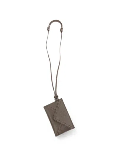 Ami Alexandre Mattiussi Etienne Envelope-style Leather Card Holder In White