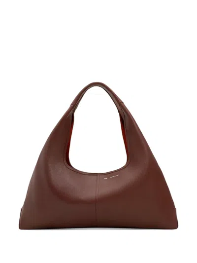 AMI ALEXANDRE MATTIUSSI ETIENNE LEATHER SHOULDER BAG