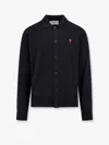 Ami Alexandre Mattiussi Ami Paris Men Ami Paris Black Polo Shirts