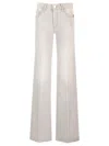Ami Alexandre Mattiussi Ami Slitted Flared Jeans In Grey