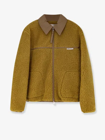 AMI ALEXANDRE MATTIUSSI FAUX FUR JACKET