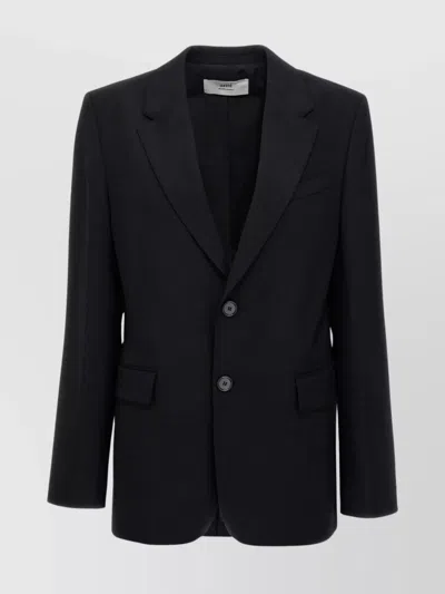AMI ALEXANDRE MATTIUSSI FITTED BLAZER WITH SINGLE BUTTON FRONT