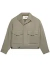 Ami Alexandre Mattiussi Flap-pocket Long-sleeve Jacket In Neutrals
