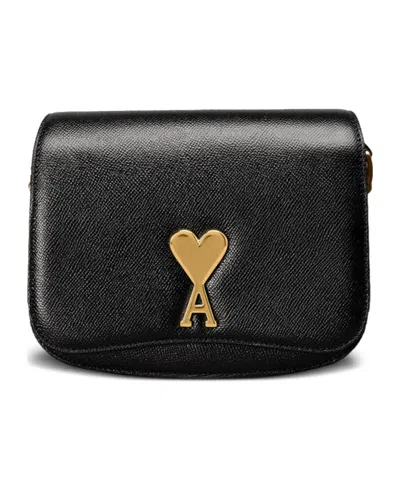AMI ALEXANDRE MATTIUSSI FLAP SHOULDER BAG