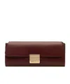 Ami Alexandre Mattiussi Flap Shoulder Bag In Brown