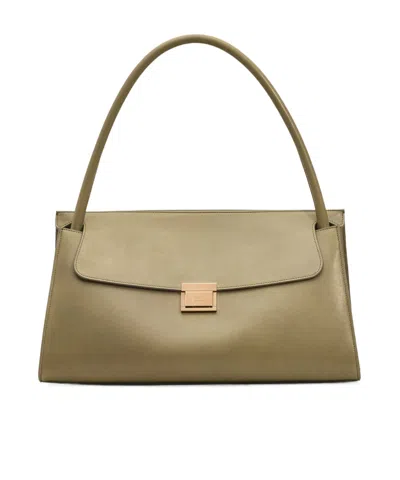 Ami Alexandre Mattiussi Flap Shoulder Bag In Green