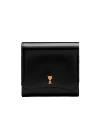 Ami Alexandre Mattiussi Flap Wallet In Black