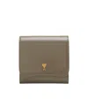 Ami Alexandre Mattiussi Flap Wallet In Brown