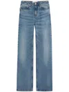 Ami Alexandre Mattiussi Straight-leg Denim Pants With Subtle Fading In Blue
