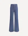 Ami Alexandre Mattiussi Ami Paris Women Flare Fit Jeans In Raw In Blue