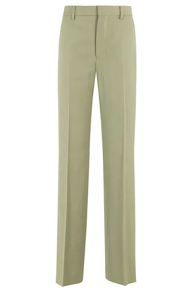 Ami Alexandre Mattiussi Flare Leg Pants With High Waist And Tailored Finish