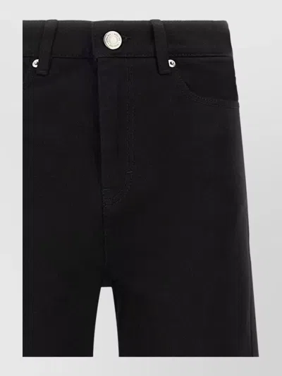 Ami Alexandre Mattiussi Ami Paris Flared Leg Jeans In Black