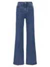 Ami Alexandre Mattiussi Ami Paris Flare Cotton Denim Jeans