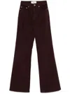 Ami Alexandre Mattiussi Flared Jeans In Rot