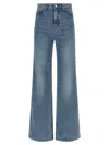 Ami Alexandre Mattiussi Flared Leg Jeans Light Blue In Blue