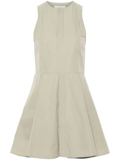 Ami Alexandre Mattiussi Round Collar Sleeveless Dress In Neutral