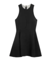 Ami Alexandre Mattiussi Sleeveless Virgin-wool Minidress In Black