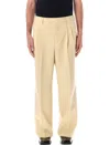 Ami Alexandre Mattiussi Ami Paris Pants In Cream