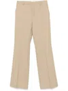 Ami Alexandre Mattiussi Flared Trousers In Neutrals