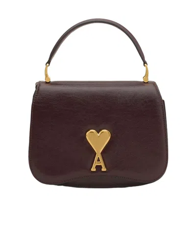 Ami Alexandre Mattiussi Flip Shoulder Bag In Black