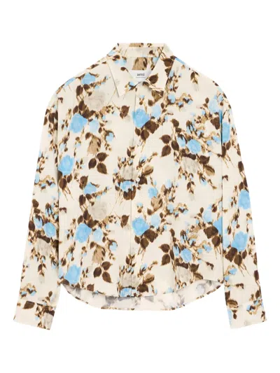 Ami Alexandre Mattiussi Floral-print Shirt