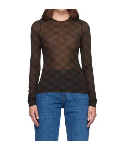 Ami Alexandre Mattiussi Fluide Long-sleeved T-shirt In Black