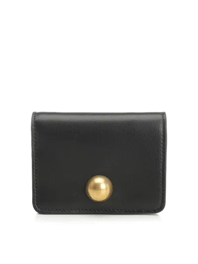 Ami Alexandre Mattiussi Foldable Wallet In Burgundy