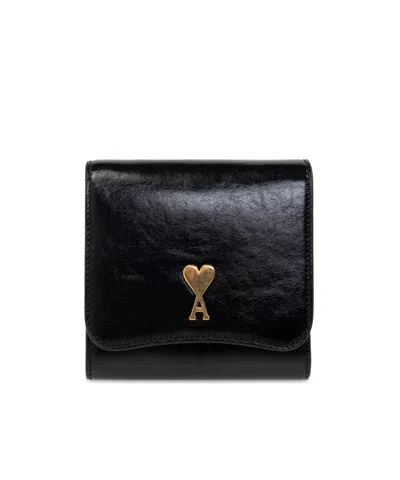 Ami Alexandre Mattiussi Folding Wallet In Black