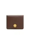 Ami Alexandre Mattiussi Carrousel Press-stud Wallet In Brown