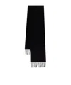 Ami Alexandre Mattiussi Ami Paris Men Wool Scarf In Black