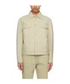 Ami Alexandre Mattiussi Front Button Casual Jacket In Green