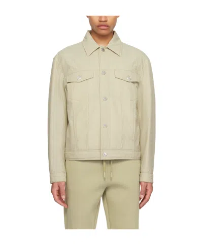 Ami Alexandre Mattiussi Front Button Casual Jacket In Green