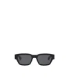 Ami Alexandre Mattiussi Ami Paris Rectangular Sunglasses In Black