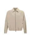 Ami Alexandre Mattiussi Adc Compact Cotton Zip Jacket