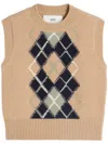 AMI ALEXANDRE MATTIUSSI GILET ARGYLE