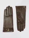Ami Alexandre Mattiussi Gloves Woman Ami Paris In Brown