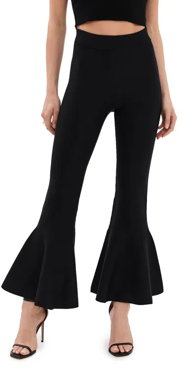 AMI ALEXANDRE MATTIUSSI GODET TROUSERS BLACK