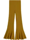 Ami Alexandre Mattiussi Mustard Godet Short Trousers Yellow In Yellow