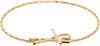 Ami Alexandre Mattiussi Gold Brass Ami De Coeur Chain Bracelet In Gold/902