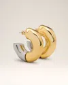 Ami Alexandre Mattiussi Dune Earrings In Gold/silver