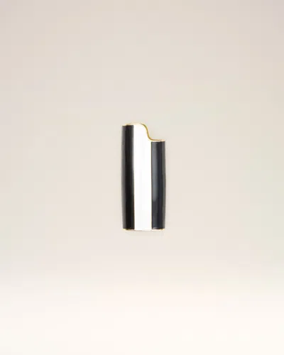 Ami Alexandre Mattiussi Gold Metal Ami De Coeur Briquet Holder Multicolor